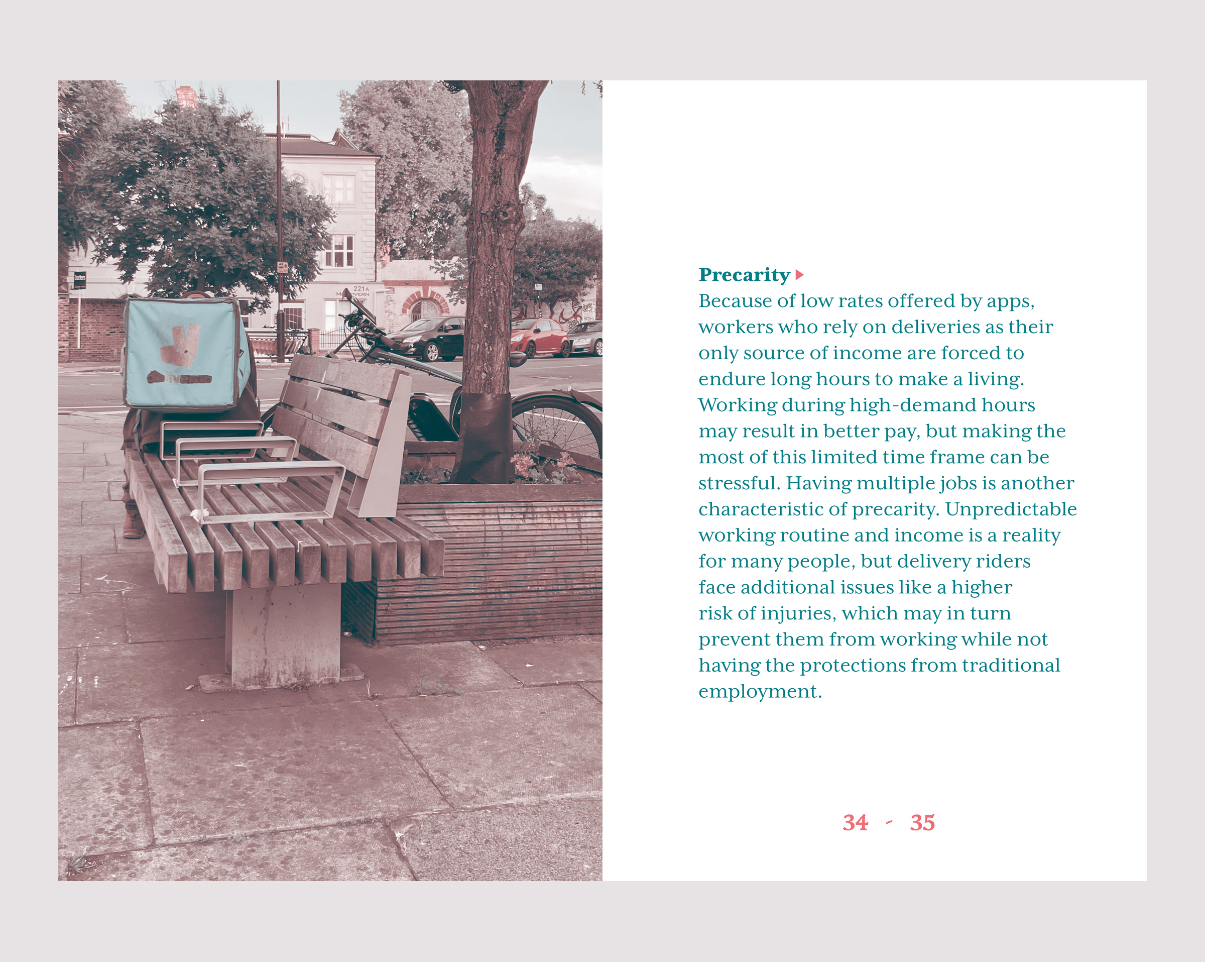 Zine spread