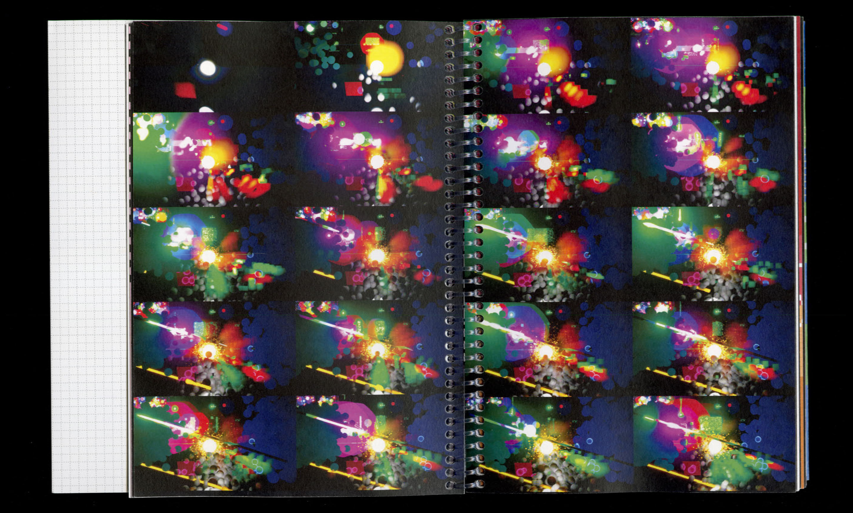 Several images showing different stages of computational exhaustion