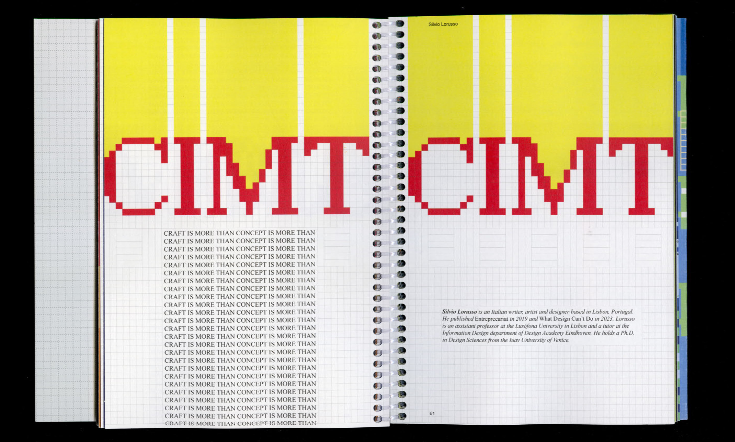 Craft Is More Than Concept Is More Than Craft